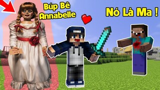 BÚP BÊ ANNABELE MA ÁM XUẤT HIỆN TRONG MINECRAFT | BÉ NOOB VÀ BQTHANH ĐÃ GẶP CHUYỆN GÌ ?😱