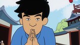 Jackie Chan encourages learning, but the sand sculpture animation version