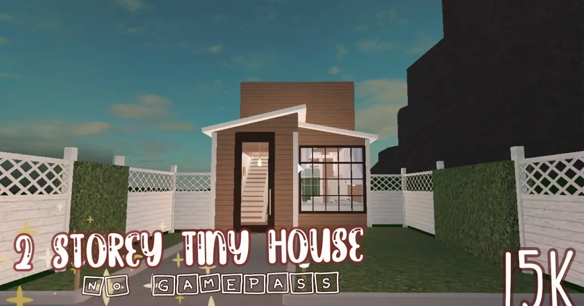 2 Story Tiny House (No Gamepass) | Bloxburg - Bilibili