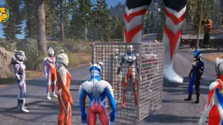 The monster turned into Ultraman and introduced Zeta to be deceived. At the critical moment, Austria