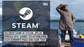 Gamer indonesia ketika stem di blokir konminfo (MEME)