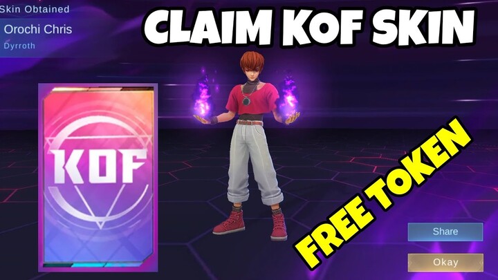 CLAIMING FREE KOF SKIN FROM KOF BINGO EVENT | MOBILE LEGENDS