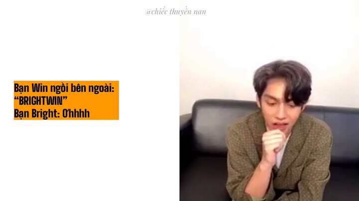 [Vietsub][BrightWin] Win chưa sẵn sàng dẫn Bright về nhà @Sanook call from nowhere
