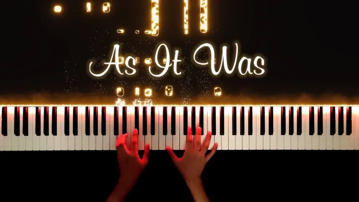 Harry Styles - As It Was | Piano Cover with Strings (with Lyrics & PIANO SHEET)
