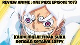 REVIEW ANIME : ONE PIECE EPISODE 1073 || Kaido mulai tidak suka dengan ketawa Luffy