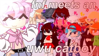 episode 3 - fnf meets an uwu catboy // fnf gacha club