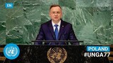 🇵🇱 Poland - President Addresses UN General Debate, 77th Session (English) | #UNGA