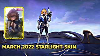 Upcoming Beatrix "Space Agent" March 2022 Starlight Skin || Beatrix New Skin 2022 Mobile Legends