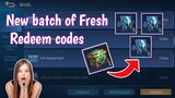 New Redeem Codes in Mobile Legends legit and working        MPL tournament chest