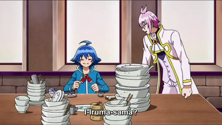 Iruma-kun can eat a lot