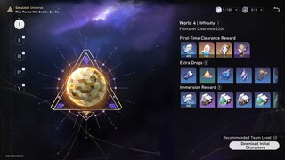 HONKAI STAR RAIL world 4 FAIL x3