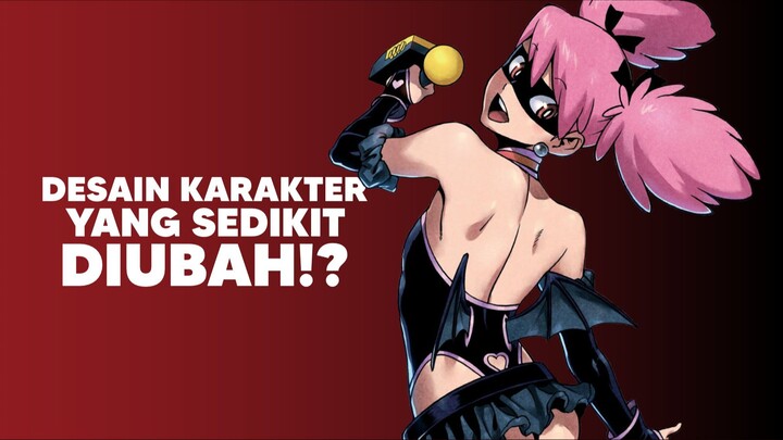 Desain Karakter dari Anime ini Sedikit diubah dari Manganya