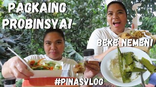 PINAS TRAVEL VLOG: PAGKAING PROBINSYA KAIN TAYO! FIRST TIME PINOY FAST FOOD MUKBANG!BEKE NEMEN!