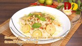 Fish with Lime Sauce Microwave | Thai Food | ปลาดอร์รี่นึ่งมะนาว