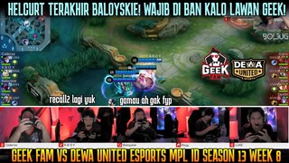 PENGEN MENANG❌ PENGEN FYP✅ | MIC CHECK KOCAK GEEK FAM VS DEWA MPL ID SEASON 13