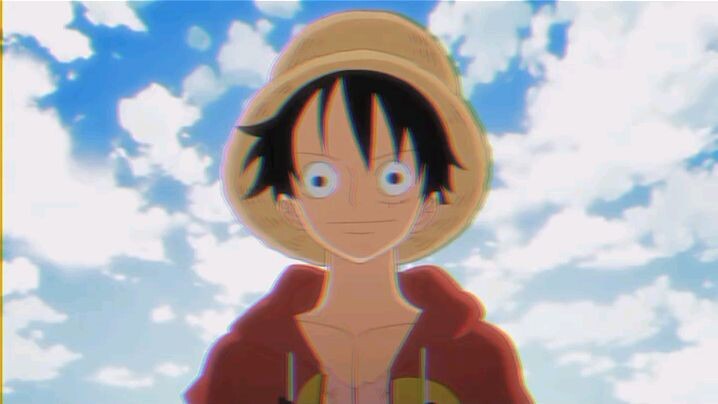 When luffy smile's