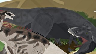 [DC2/Pemulihan Paleontologi] Model buatan sendiri menunjukkan pembunuh Titan - Giganotosaurus Caroli