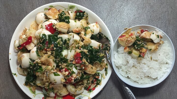 cà pháo dầm sả ớt lá giang.món mới cực kỳ hao cơm