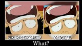 ONE PIECE WITHOUT CENSORSHIP | 4KIDS compare with ORIGINAL 4 Episode