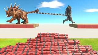 Primates vs Infernals Above TNT - Animal Revolt Battle Simulator