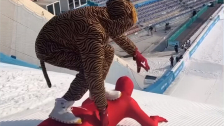 Beijing Winter Olympics Big Jump 0 Points