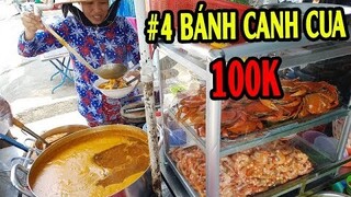 #4 Bất ngờ tô bánh canh nguyên con cua 100K rẻ nhất Sài Gòn (Chị Mười 7 Ngày 7 Món)