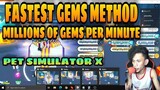 The New OP, Best, Fastest Gems/Diamonds Method In Pet Simulator X | Roblox