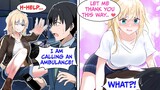 I Saved An Injured Hot Delinquent Girl & She Stays Over At My Home To Thank Me (RomCom Manga Dub)