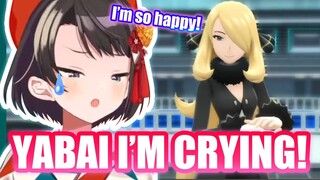 Subaru Cries after Winning her 1 hour Battle with Cynthia