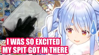 Pekora Was Too Excited She Got her Spit on the Cards【Hololive English Sub】