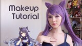 💜 Keqing Cosplay Makeup Tutorial | Genshin Impact 💜