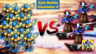 Epic Battle Simulator 2 | 120 MAGES VS 120 MAGE TOWERS!!!