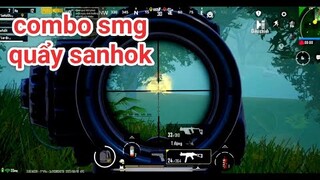 PUBG Mobile - Cầm 2 Cây SMG Full Giảm Thanh Quẩy Map Sanhok Khiến Địch Ngơ Ngác