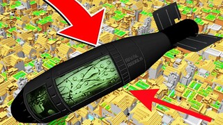 我的世界：史上最强沙皇炸弹VS史上最大村庄种子，显卡要爆了！