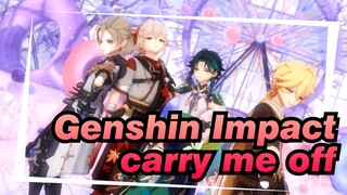 Genshin Impact|【MMD】carry me off of 5 Boys（Fake little boys）