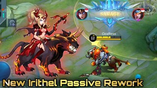 New Irithel Passive Rework Gameplay - Mobile Legends Bang Bang