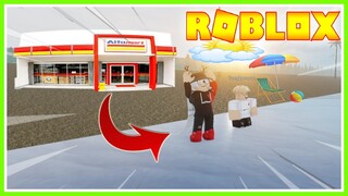 BORONG SEMUA ISI ALFAMART LANJUT SANTUI MAIN DI PANTAI!!! ROBLOX MIKOCIL