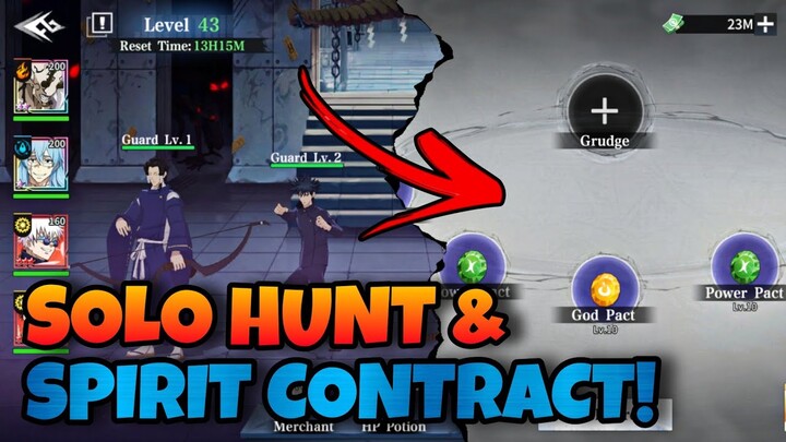 Jujutsu Duel SOLO HUNT & SPIRIT CONTRACT! Beginner's Guide