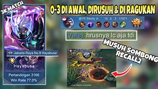 EPIC COMEBACK TERMANIS ! MUSUH SOMBONG RECALL-RECALL ! 0-3 DI AWAL & DI RUSUH !- MOBILE LEGEND !