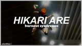 Haikyuu!! // Hikari Are : Burnout Syndromes AMV ( sub español )