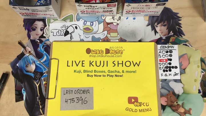 Otaku House LIVE Kuji : “Kenshin plays Genshin Kuji” (Part 1)