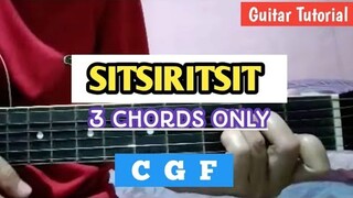 SITSIRITSIT | FILIPINO FOLK SONG | GUITAR TUTORIAL| RIZA FLORES