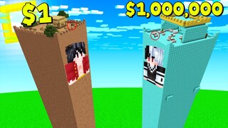 ถ้าเกิดว่า!? บ้านร้านอาหาร $1 เหรียญ VS บ้านร้านอาหาร $1,000,000 เหรียญ - Minecraft ไทย