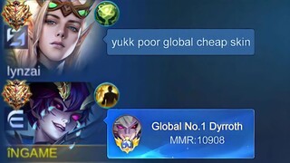 PLEASE DON'T UNDERESTIMATE NORMAL SKIN DYRROTH TOP 1 GLOBAL (10,000 MMR)