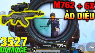 Siêu Combo Điên Rồ | M762 + GIẢM THANH + 6X Không ZOOM OUT  [PUBG Mobile]