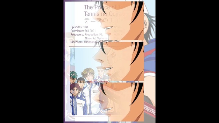 Notable Sports Anime of All Time - Prince of Tennis