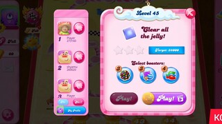 CANDY CRUSH SAGA LEVEL 45 (NEW VERSION)