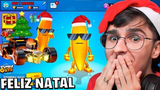 BANANA NATALINA NO STUMBLE GUYS ! NOVA SKIN LIBERADA PARA INFLUENCERS ! CHV FELIZ NATAL