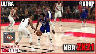 NBA 2K21 | RYZEN 3 2200G + RX 580 8GB | ULTRA 1080P