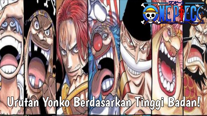 Siapa Yonko Paling Tinggi dan Paling Pendek di One Piece? Cek Urutannya!